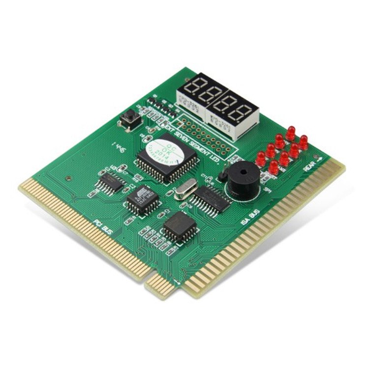 4 Digit Display Analyzer Computer LCD Diagnostic Card Motherboard Post Tester PC Analysis PCI Card Networking Tools - ebowsos