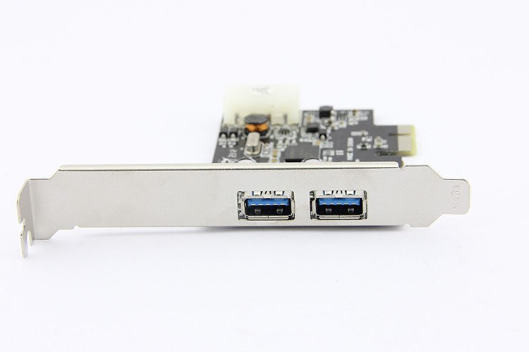 2 ports USB 3.0 PCI-e Controller Card  + PCIe Low Profile Bracket PCI Express to USB3.0 Converter Adapter NEC chipset - ebowsos