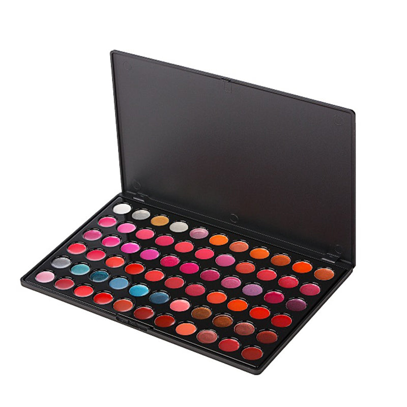 New 66 Color Professional Makeup Cosmetic Gorgeous Lipsticks Lip Gloss Palette - ebowsos