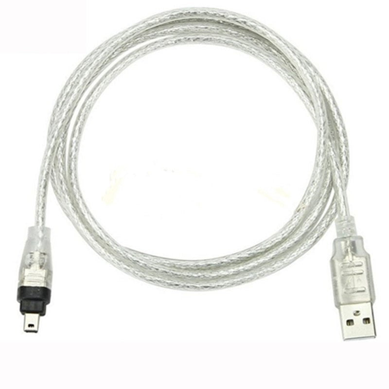 USB Male to Firewire IEEE 1394 4 Pin Male iLink Adapter Cord firewire 1394 Cable for SONY DCR-TRV75E DV camera cable - ebowsos