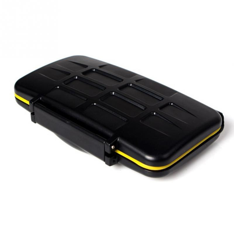 SDMSD12 Memory Card Case Anti-shock Waterproof Tough Micro SD Card Case for 12 SD card + 12 TF card - ebowsos