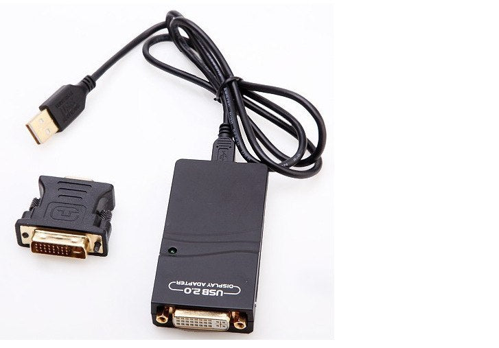 USB 2.0 UGA to DVI/VGA/HDMI Multi Display Monitor Graphic Converter Adapter for Laptop Notebook - ebowsos