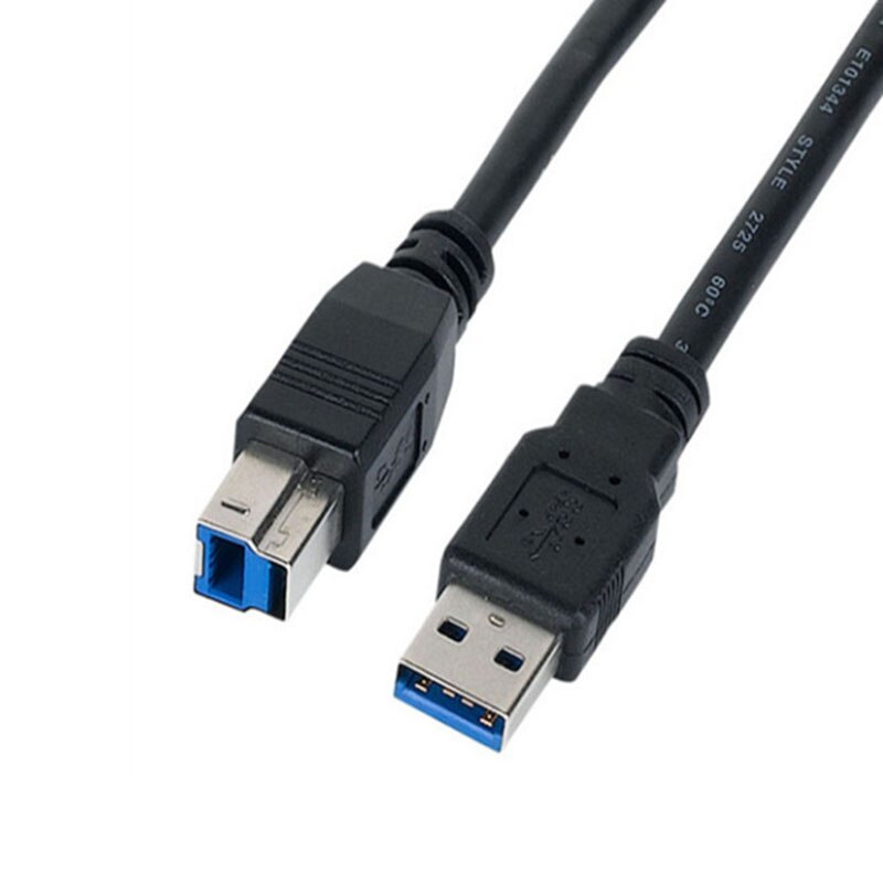 Super Speed USB 3.0 Printer Cable Type A Male to B Male AM to BM 5Gbps Print Cables Cabo For HP Canon Epson Lexmark Dell 1M - ebowsos