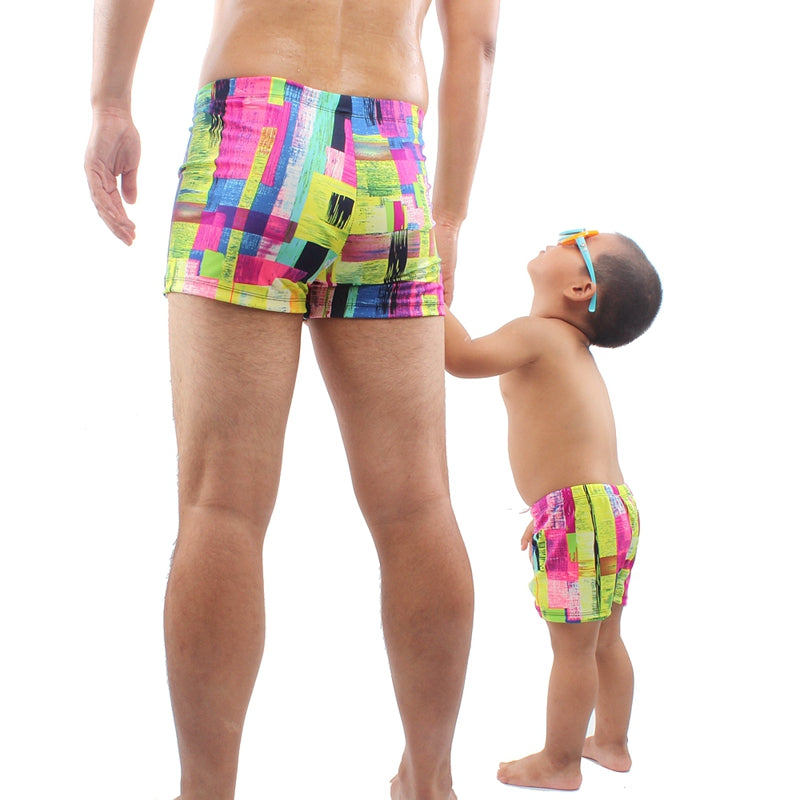 Hot Sales Daddy and Son Swimsuit Family Clothing Set Swim Trunk Parent Child Swimwear Bathing Suits Dropshipping - ebowsos