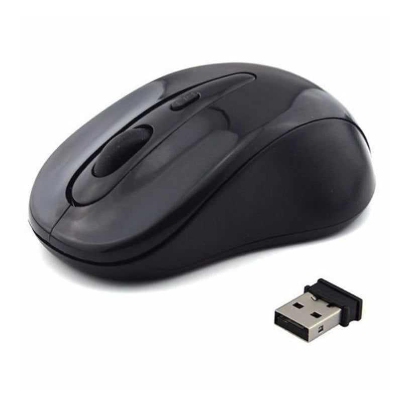 2.4GHz 1200DPI Wireless Mouse 3 Keys USB Optical Scroll Cordless Mouse for Tablet Laptop Computer Finest - ebowsos