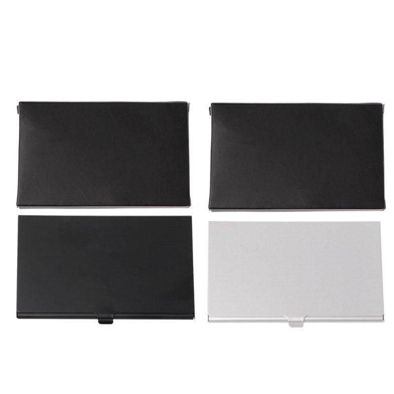 Monolayer Aluminum Alloy 1 Card Pin + 6 SIM Card Holder Protector Storage Box Case Silver - ebowsos