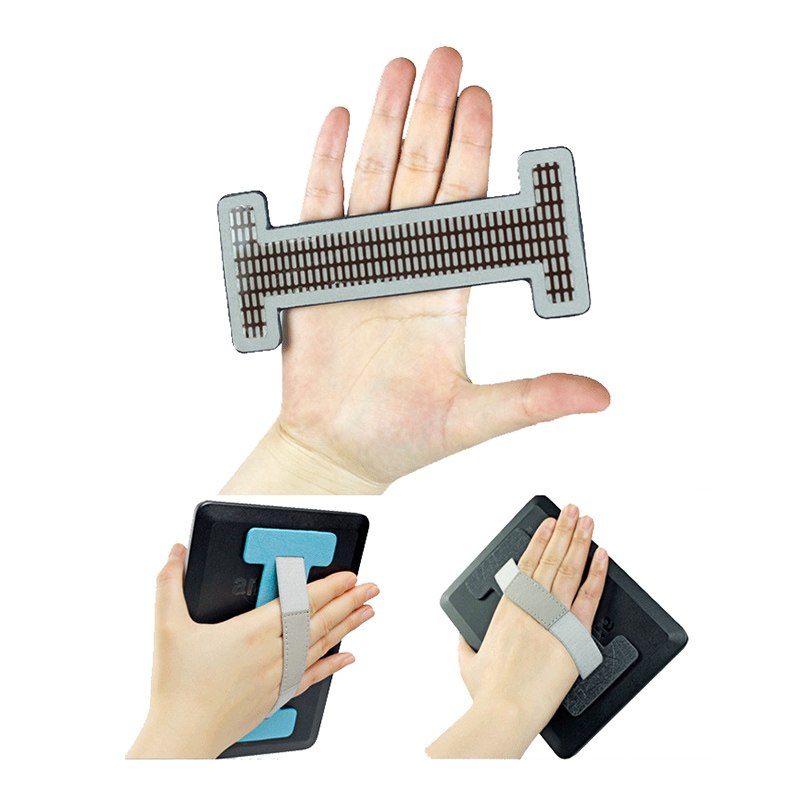 Universal Tablet Handed Grip Strap Holder Anti Slip Finger Sling Band Strap Holder Stand Sticker for 6-10.5 inch Tablet PC - ebowsos