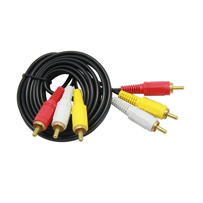 3RCA to 3RCA 3X RCA Audio Video AUX Cable AV Line 3 RCA Male to Male for Laptop DVD TV Amplifier 1.5/3/5/10m - ebowsos
