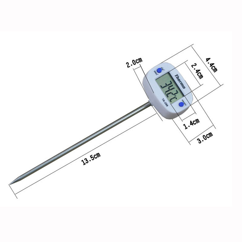LCD Display Digital Probe Cooking Thermometer Food Temperature Sensor ...