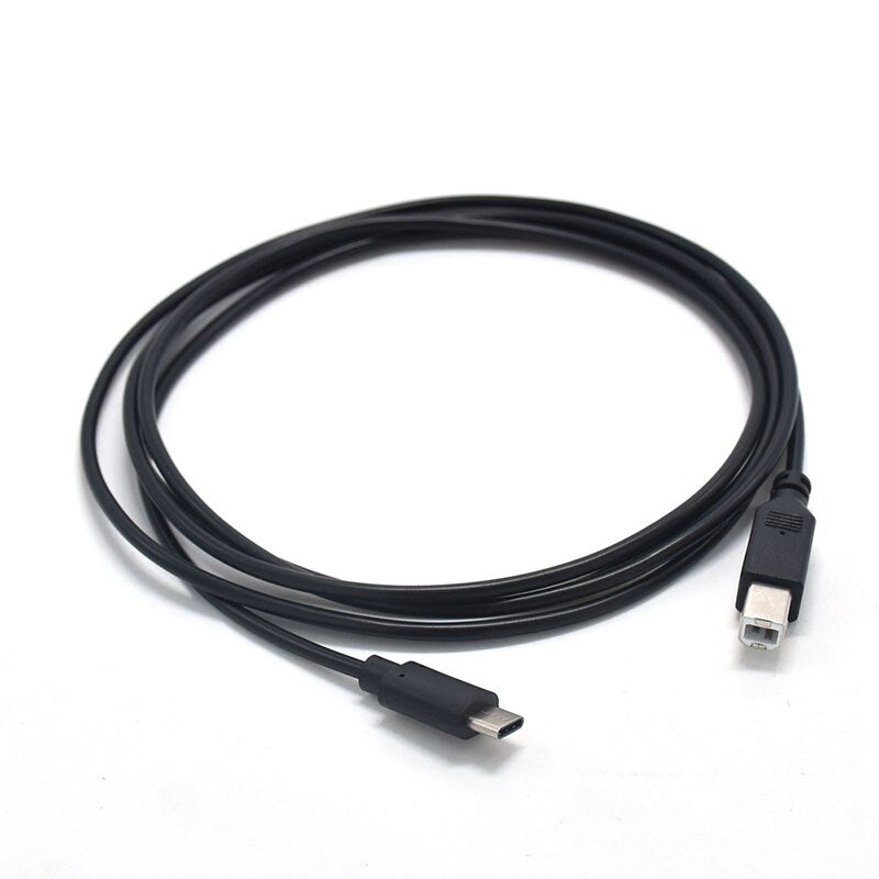 USB-C USB 3.1 Type C Male Connector to USB 2.0 B Type Male Data Cable for Cell Phone Printer Hard Disk - ebowsos