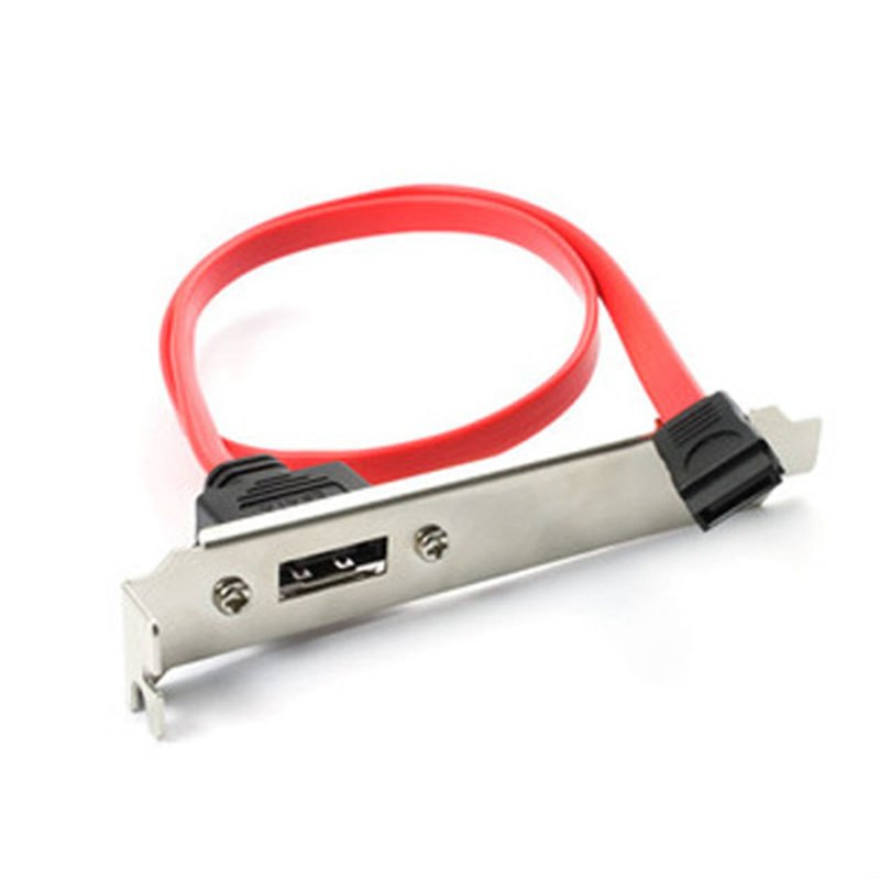 Computer Case Baffle Internal SATA to ESATA External PCI Slot Cable Bracket For motherboard - ebowsos