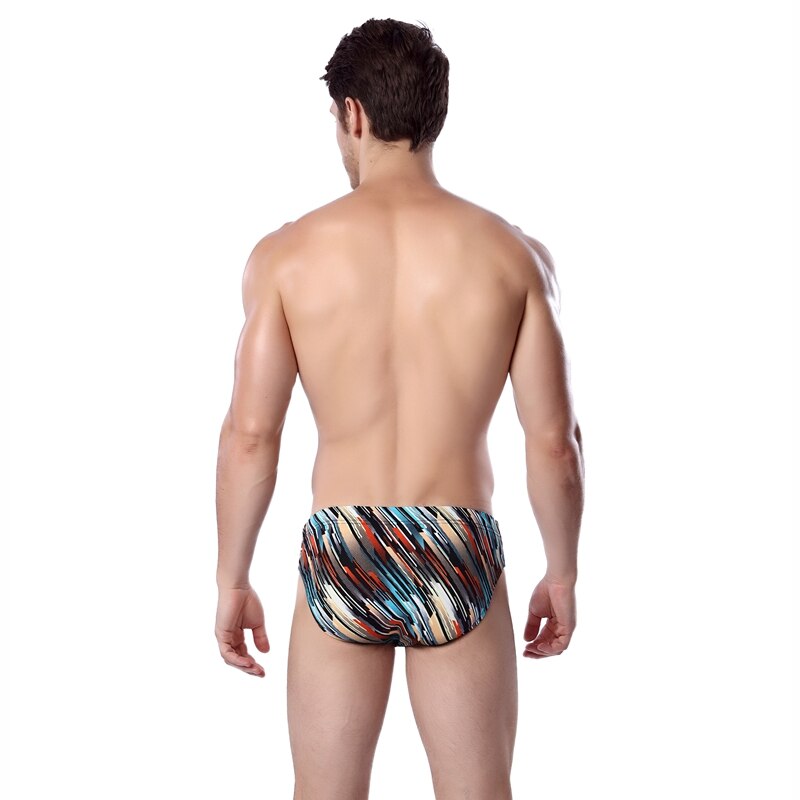 Hot Sale Plus Size Male Swim Shorts Swimwear Vintage Stripe Swimming Short for Men Elasitc Tie Sexy Man Swimwear XXXL - ebowsos