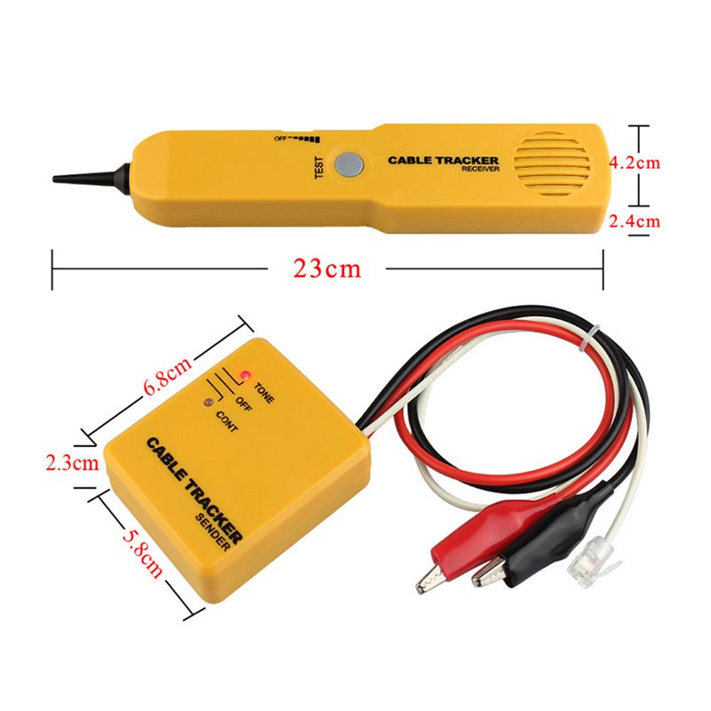 Portable RJ11 Network Phone Telephone Cable Tester Tracker Tracer Diagnose Tone Line Finder Detector Networking Tools - ebowsos