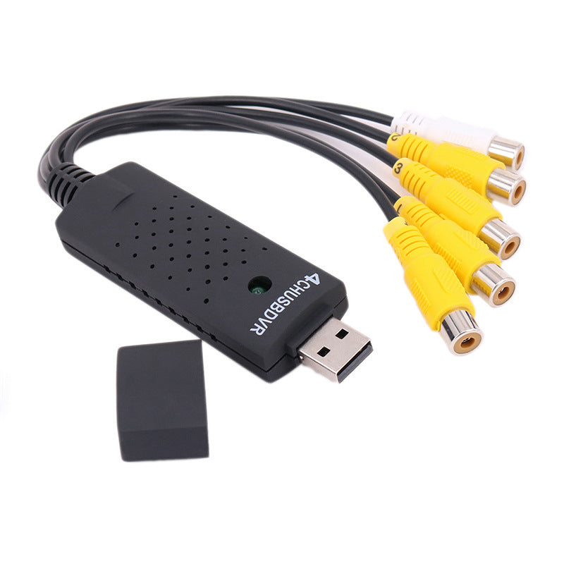 4 Channel USB2.0 USB Video Capture Grabber card to VHS to DVD recorder Capture Adapter - ebowsos