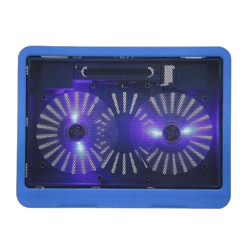 Laptop Cooling Pad Notebook Stand cooling laptop With 2 Quite Fan & blue LED Lights For 11-15" Laptop cooler Fixture for laptop - ebowsos