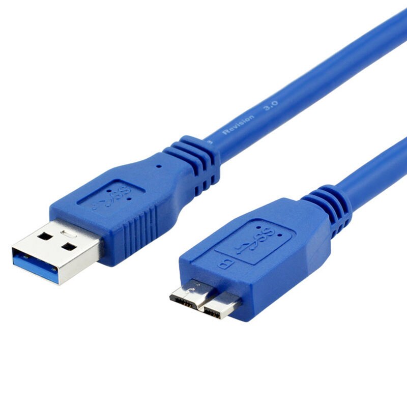 USB 3.0 High Speed Type A to Micro B Cable USB3.0 Data Sync Cord for External Hard Drive Disk HDD Samsung Note3 S5 - ebowsos