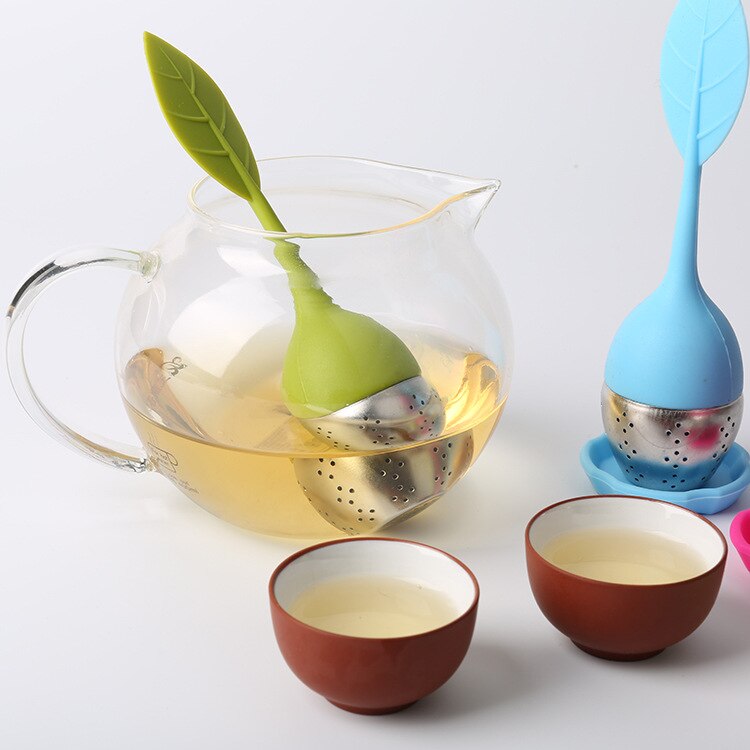Strawberry Tea Infuser Stainless Steel Tea Ball Leaf Tea Strainer for Brewing Device Herbal Spice Filter Kitchen Tools - ebowsos