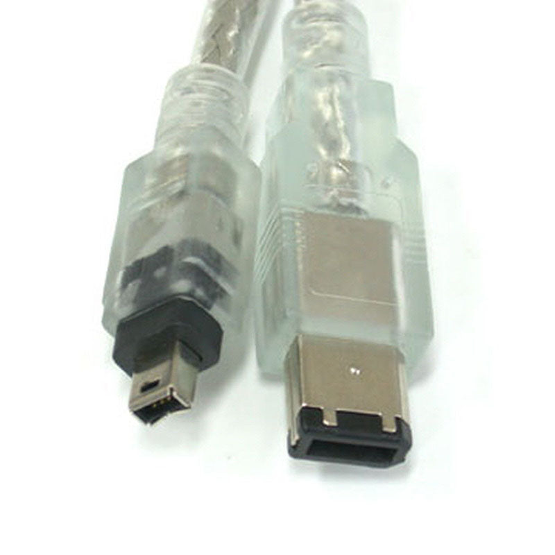 4P 4 Pin to 6 Pin IEEE 1394 for iLink Adapter Cable 4Pin To 6Pin Firewire Cable - ebowsos