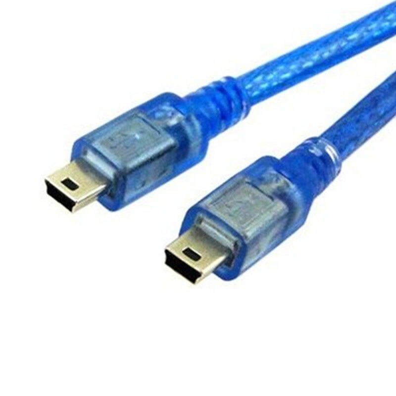 Mini USB Male to 5pin Male Data Charge Cable Cord For Car AUX MP3 GPS - ebowsos