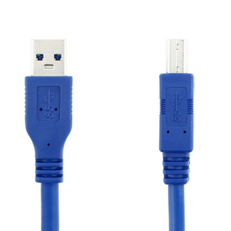 USB 3.0 A Male AM to USB 3.0 B Type Male BM Extension Printer Wire Cable USB3.0 Data Cable for Printer Supper Speed - ebowsos