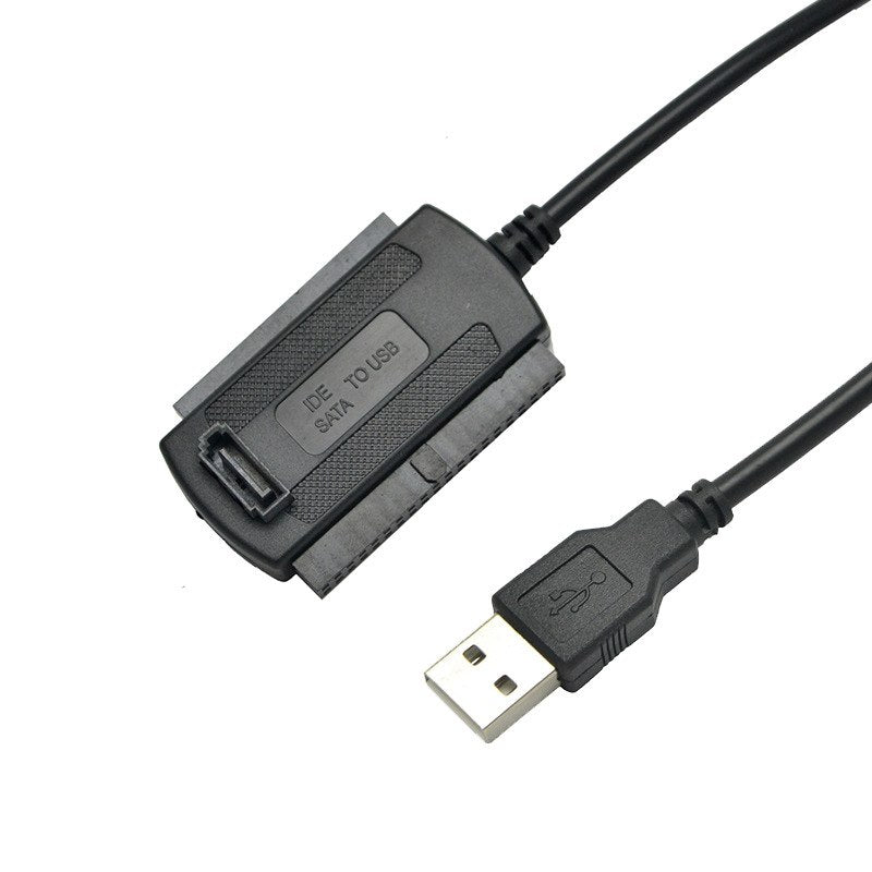 High Speed 480Mb/s 3 in 1 USB 2.0 Cable Adapter USB To 2.5/3.5/5.25inch SATA IDE Adapters - ebowsos