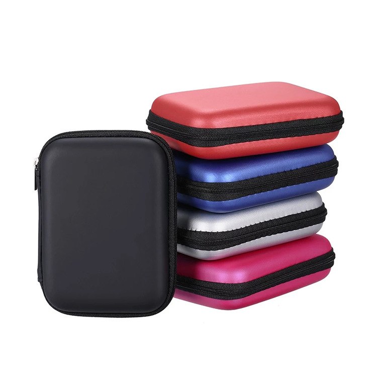 Fashion Portable Zipper External 2.5 inch HDD EVA Bag Case Pouch for Protection Standard 2.5'' GPS Hard Disk Drive Device - ebowsos