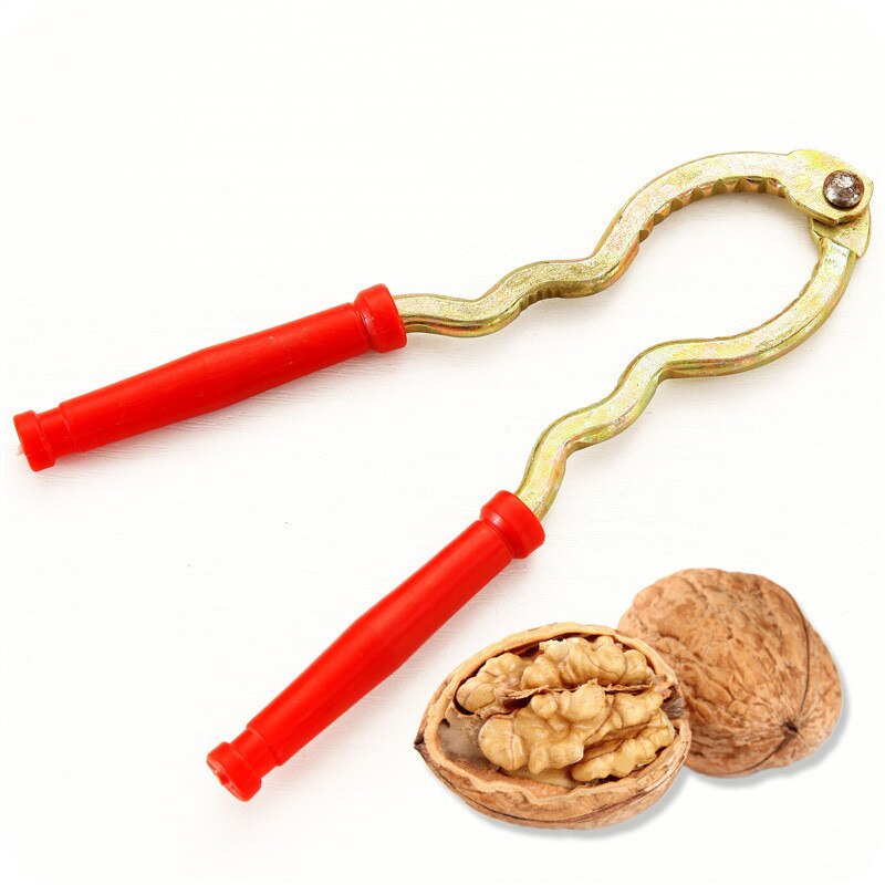 Satinless Steel Strong Power Chestnut Cutter Walnut Pliers Clamp Nuts Clip Almond Pecan Nutcracker Kitchen Tool Supplies - ebowsos