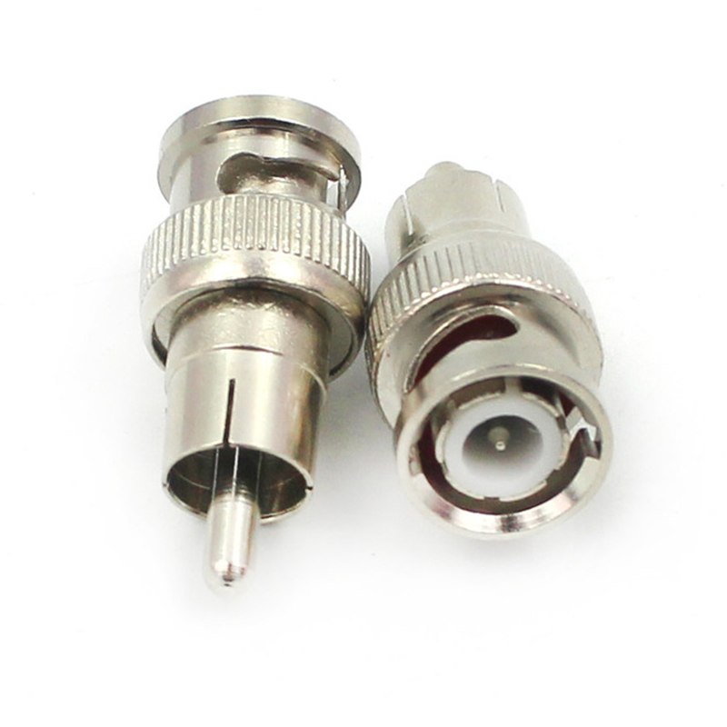 high quality New RCA Male Av to BNC Male Connector Adapter - ebowsos