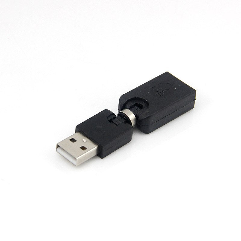 360 Degree Rotary Knob USB Male to Mini USB Female Adapter/USB male to female Converter Adapter for Macbook/PC - ebowsos