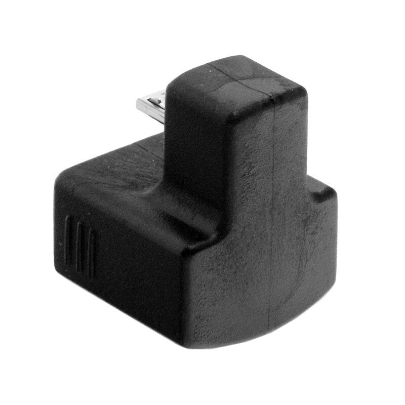 180 Degree Up & Down Right Angled 5 Pin Micro USB OTG to USB Female Extension Adapter connector for Phone Android Tablet - ebowsos