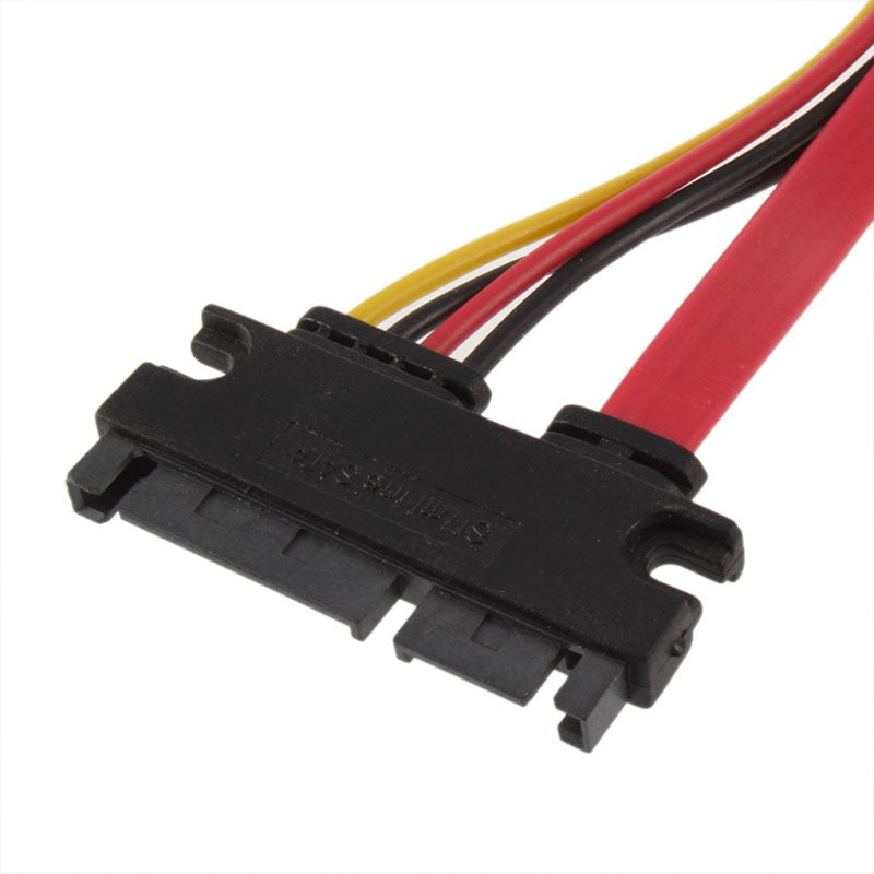 22Pin SATA Cable Male to Female 7+15 Pin Serial ATA SATA Data Power Combo Extension Cable Connector Conterver - ebowsos