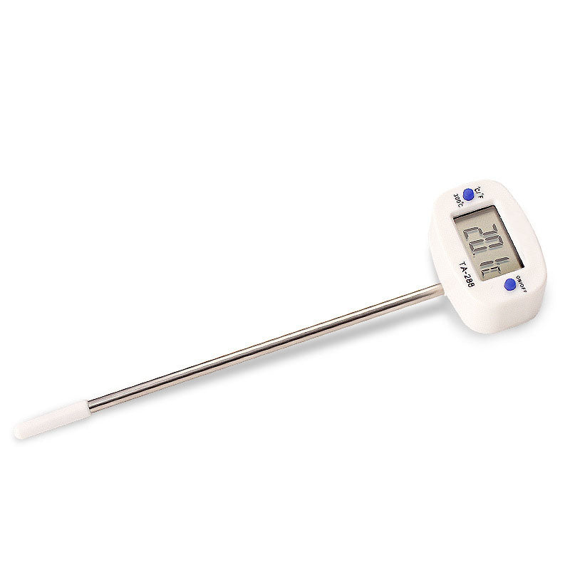LCD Display Digital Probe Cooking Thermometer Food Temperature Sensor For BBQ Kitchen C/F Switch - ebowsos