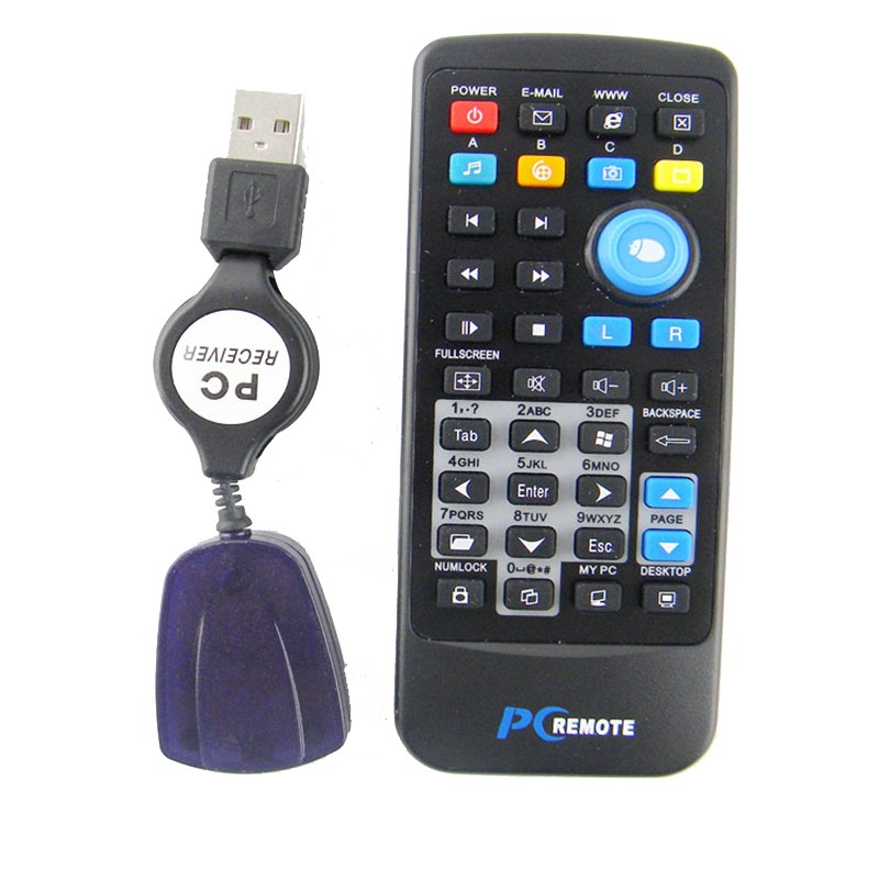 PC remote USB Laptop PC Wireless Media Remote Control Mouse Keyboard Center Controller USB Gadget - ebowsos