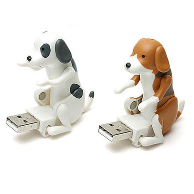 Portable Mini Cute USB 2.0 Funny Humping Spot Dog Rascal Dog Toy Relieve Pressure For Festival for Office Worker Best gift - ebowsos