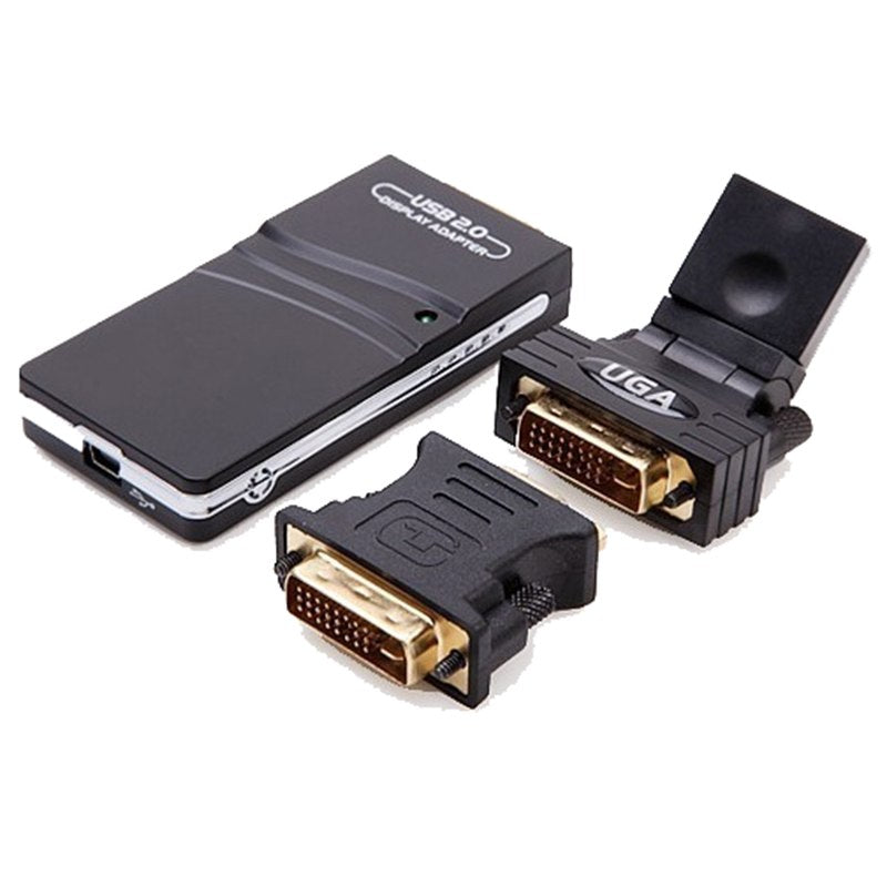 USB 2.0 UGA to DVI/VGA/HDMI Multi Display Monitor Graphic Converter Adapter for Laptop Notebook - ebowsos