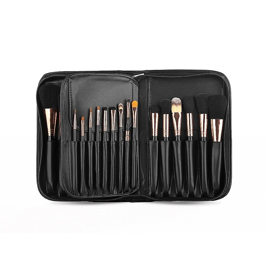 Make Up Brushes 29 Pcs Profeesional Makeup Brush Set With Case Top Nature Bristle And Synthetic Hair Makeup Brushes Set - ebowsos