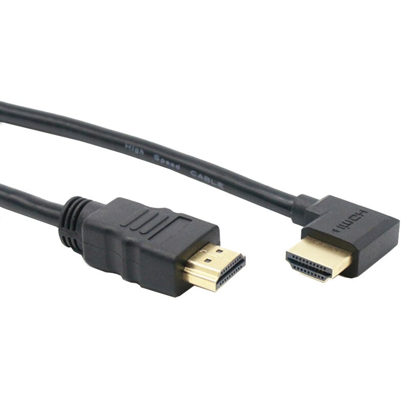 HDMI Male to Male Cable Cord Converter For XBOX HDTV DVD Video HDMI Down & Up & Left & Right Angled  90 degree HDMI cable - ebowsos