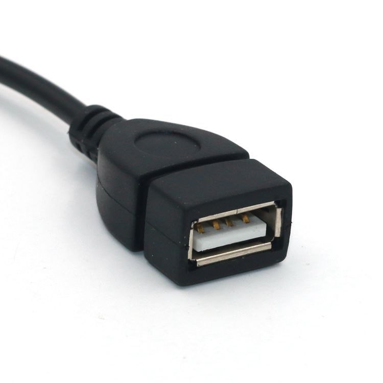 3.5mm Male Audio AUX Jack to USB 2.0 Type A Female OTG Converter Adapter Cable - ebowsos