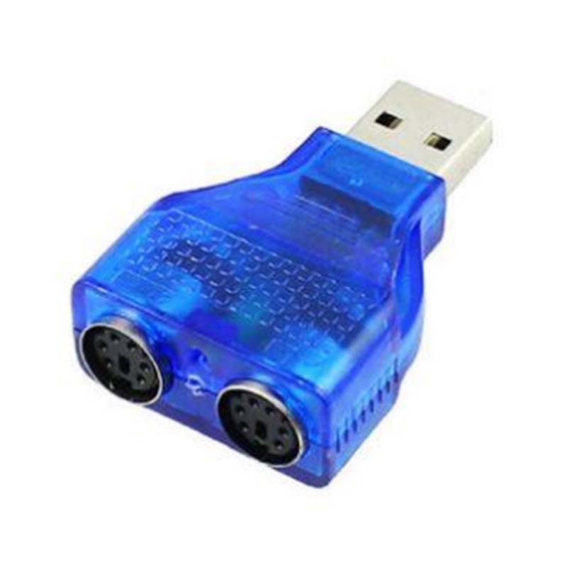 New Hot USB Male to PS2 Female Cable Adapter Converter Use For Keyboard Mouse - ebowsos