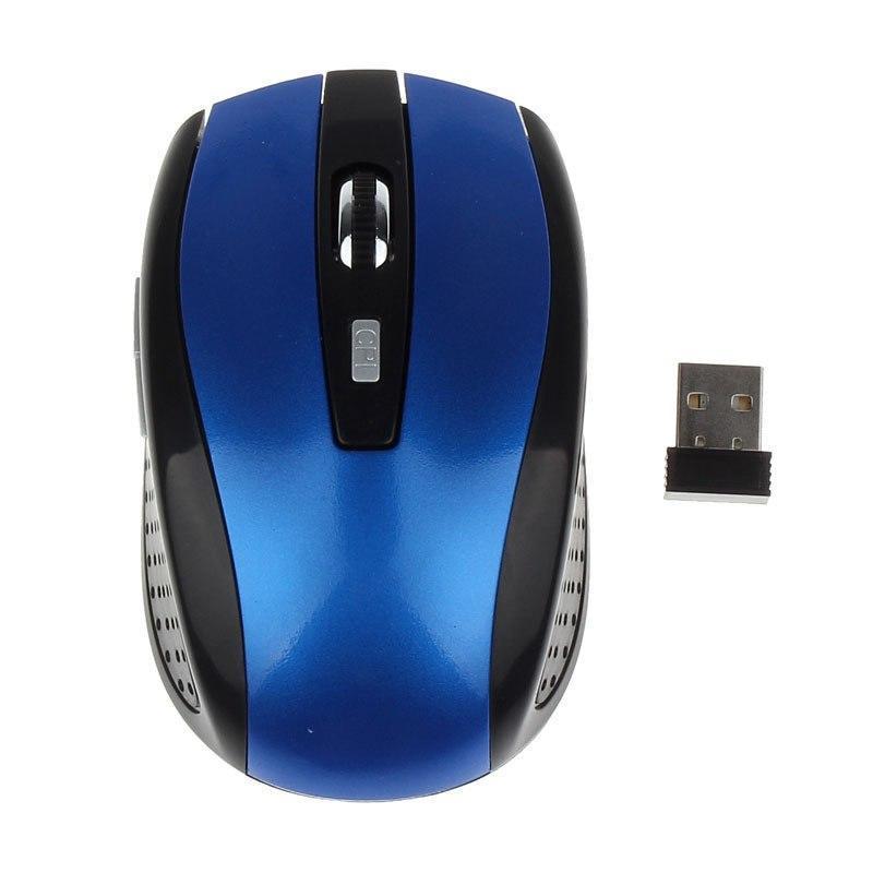 2.4G Wireless Mouse Portable Optical 6 Buttons 1200 DPI Mice For Computer PC Laptop Gamer Black Blue Green Red Color Mouse - ebowsos