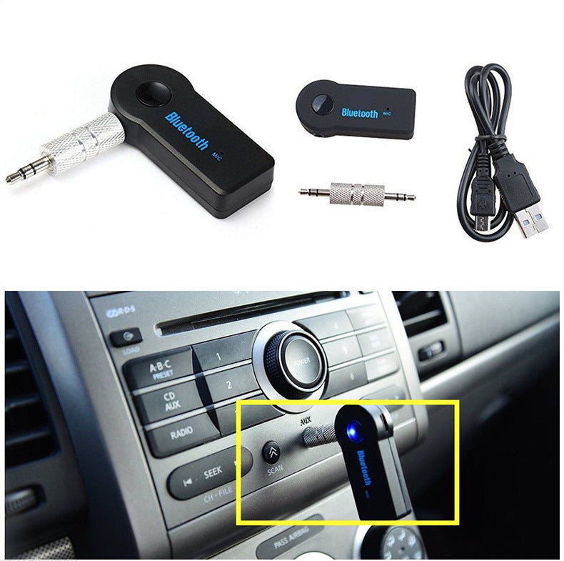 Wireless Bluetooth Receiver Adapter Dongle Mini 4.1 Stereo 3.5mm Jack for Car Computer Music Audio Aux For Headphone Handsfree - ebowsos