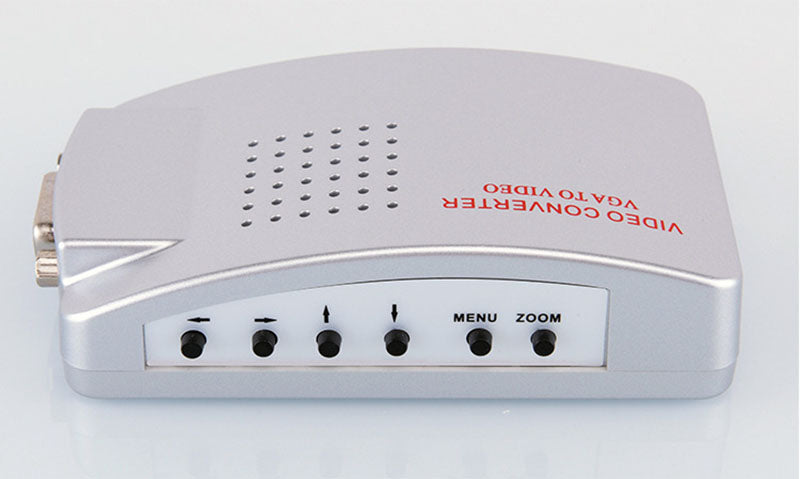 Mini VGA to BNC Connector Signal Adapter Converter Video Switch Box Composite for Computer Laptop PC PAL VGA to TV AV RCA - ebowsos