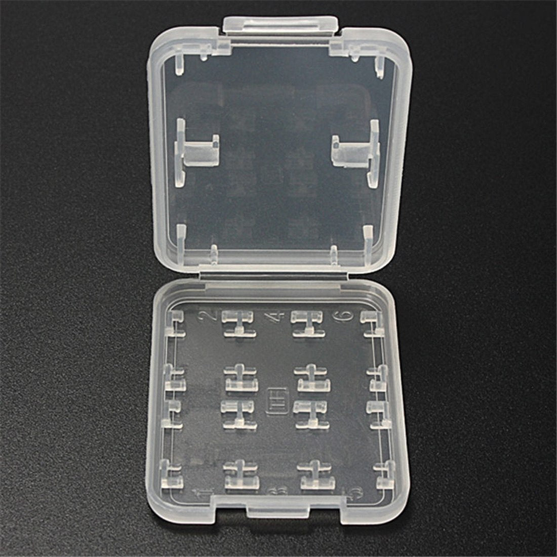 8 in 1 Plastic Micro for SD SDHC TF MS Memory Card Storage Case Box Protector - ebowsos