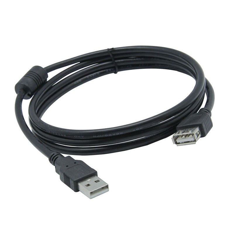 USB 2.0 A Male to A Female Extension Cable Cord Wire Lead For PC Laptop 1.5M - ebowsos