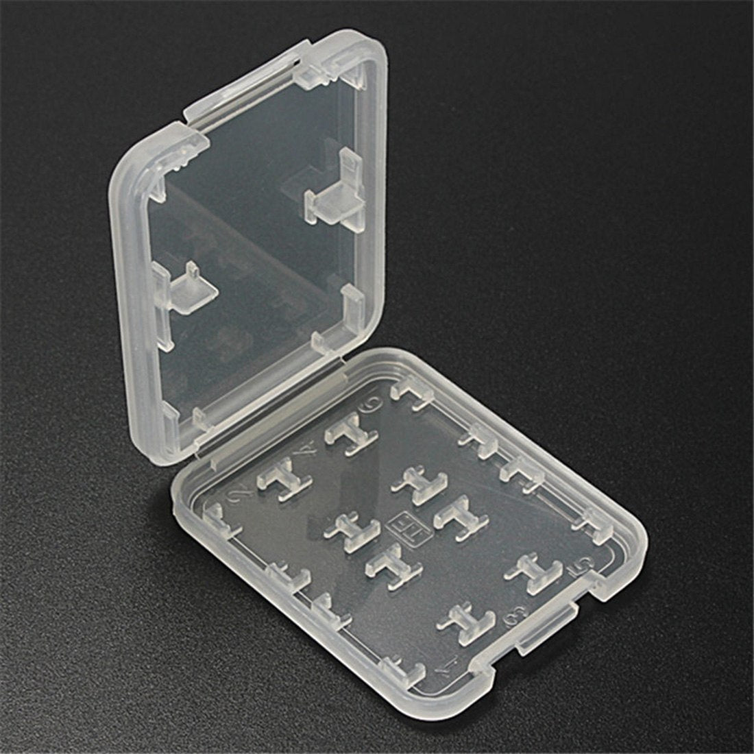 8 in 1 Plastic Micro for SD SDHC TF MS Memory Card Storage Case Box Protector - ebowsos