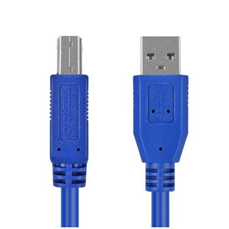 USB 3.0 A Male AM to USB 3.0 B Type Male BM Extension Printer Wire Cable USB3.0 Data Cable for Printer Supper Speed - ebowsos