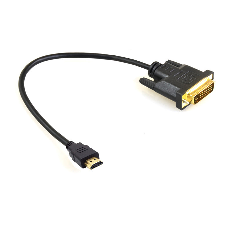 HDMI to DVI Adapter Cable HDMI Male to DVI-D 24+1 Pin Male 1080P Video Converter Cable for LCD DVD HDTV XBOX HDMI Cable - ebowsos