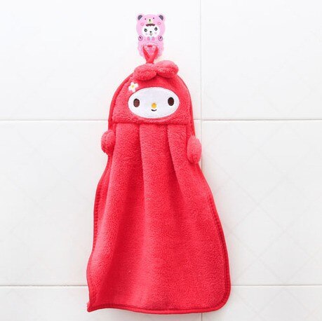 New Cute Animal Microfiber Kids Children Cartoon Absorbent Hand Dry Towel Lovely Towel For Kitchen Bathroom Use - ebowsos