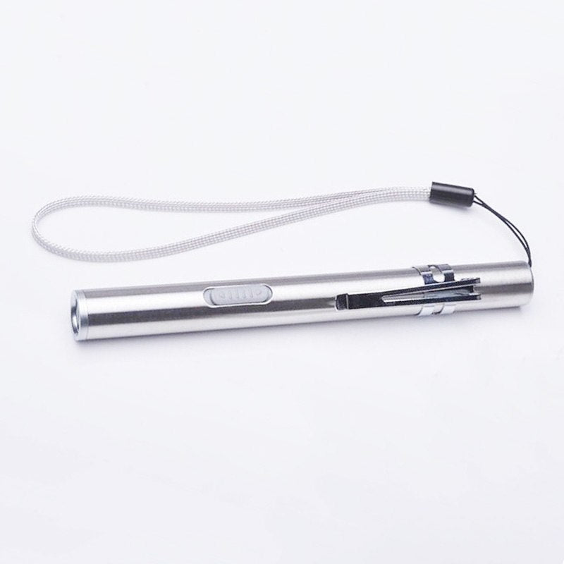 Universal Aluminum alloy Pocket Mini USB Gadgets Rechargeable Light Flashlight Medical Home Outdoor Ultra Bright LED Long Shots - ebowsos