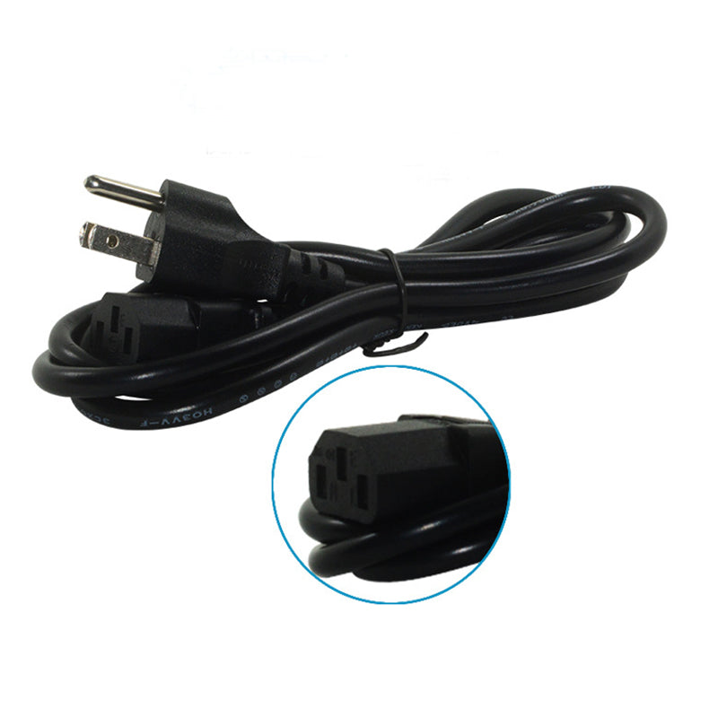 1PC US 1.2m 3-Prong AC Power Supply Adapter Cord Cable Power Cords Charging Line - ebowsos